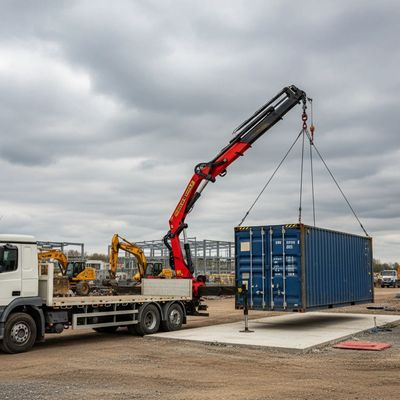 Container offloading