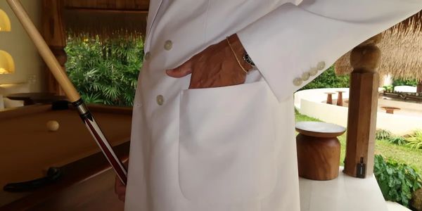 Tailored white jacket