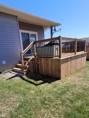 Wolfe Bros Contracting Deck Build Renovation in Kingston Ontario