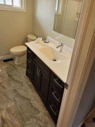 Wolfe Bros Contracting Bathroom Renovation in Kingston Ontario