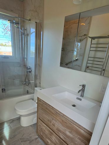 Wolfe Bros Contracting Bathroom Renovation in Kingston Ontario