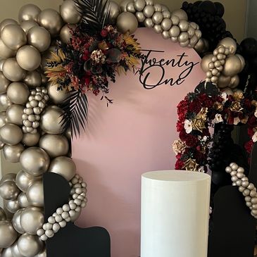Balloon backdrop 