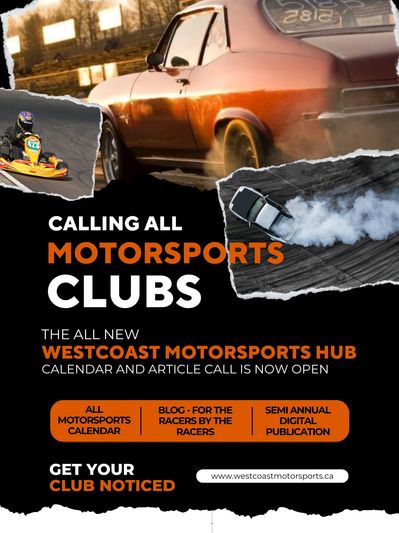 Call for Submissions, West Coast Motorsports Club Calendars