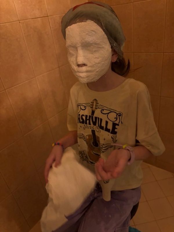 Avery, age 10
Her molds were sculpted into clay