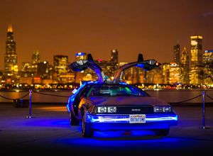 delorean ride rent delorean back to the future