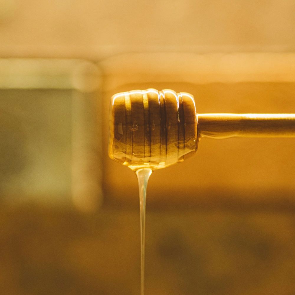 Dripping Honey into a Honey Pot