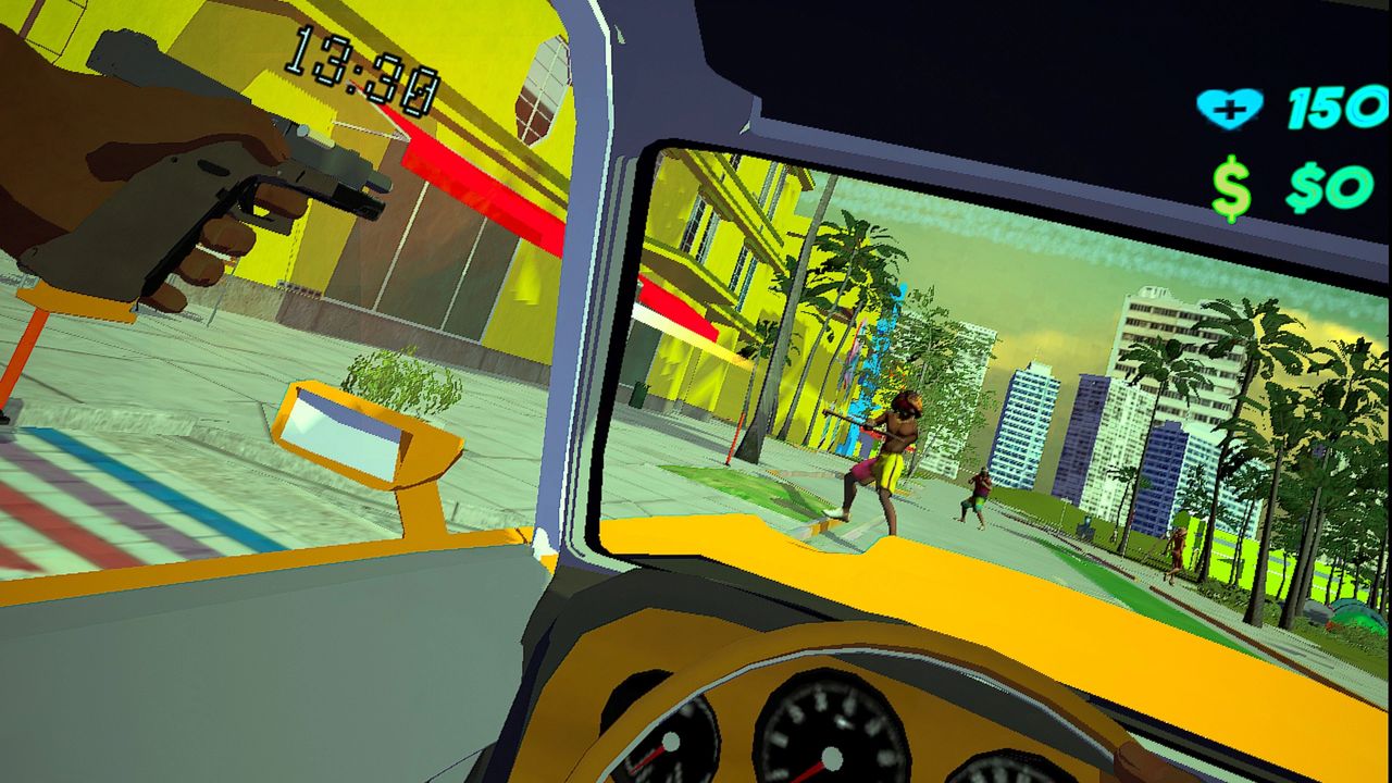 streets of miami VR drive-by
