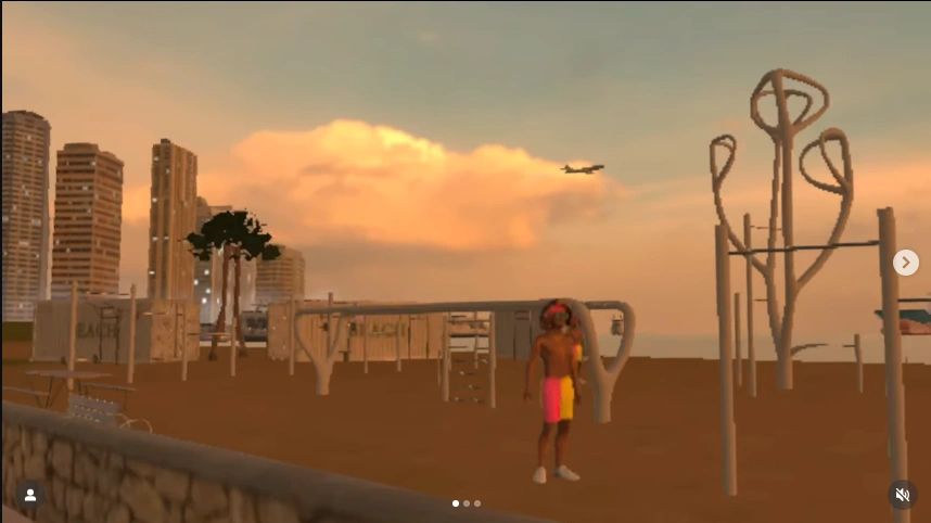screen shot art image for streets of miami VR on meta quest