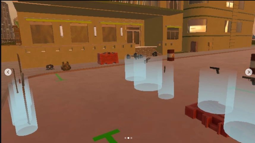 screen shot art image for streets of miami VR on meta quest