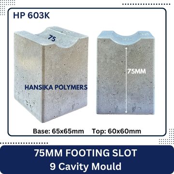 HP 603K
FOOTING COVER BLOCK MOULD
75mm Footing Cover Block Mould

