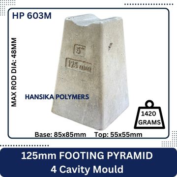 Hansika Polymers Cover Block Mould
FOOTING COVER BLOCK MOULD
125mm Footing Cover Block Mould