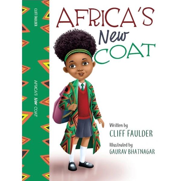 "“Africa’s new coat" cover illustration, by Cliff Faulder