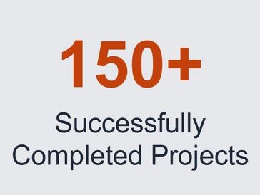 We have successfully completed over 150 projects