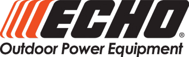 ECHO logo with orange stripes and bold black text.