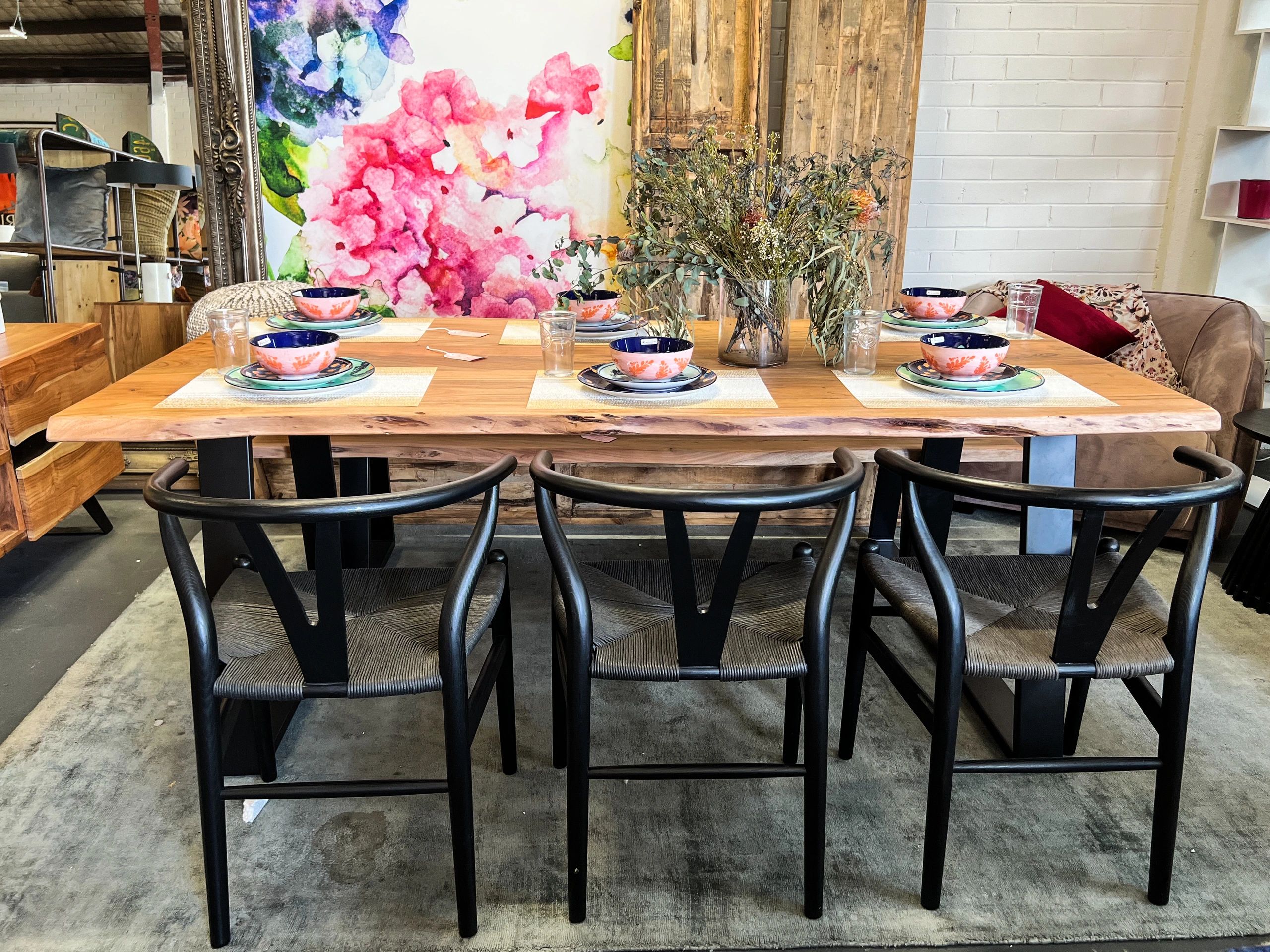 Second hand industrial dining table deals