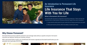 Prudential Life Insurance Web Site