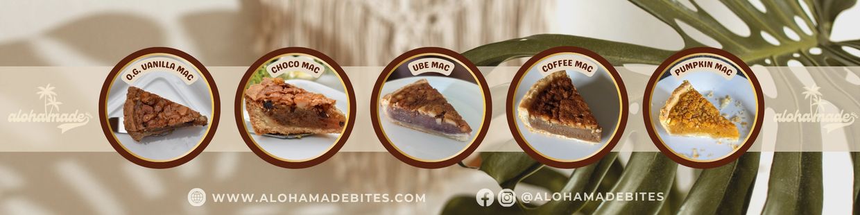 Hawaiian Macadamia Nut Pie Flight Tasting Tour Experience with Hawaiian Coffee by AlohaMade Bites