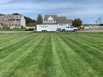 Lawn care in Lincoln, Delaware. 