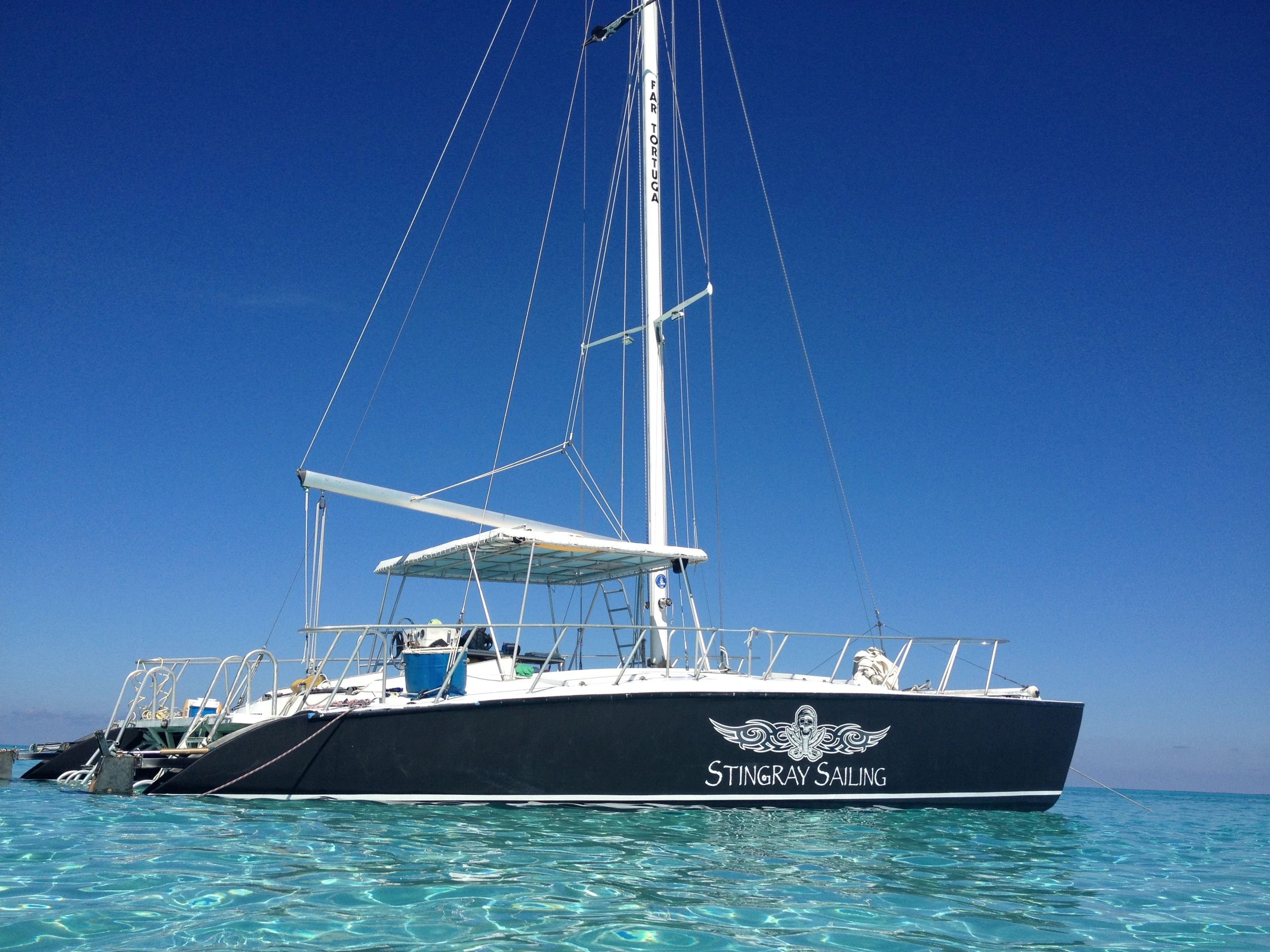 catamaran sail stingray city