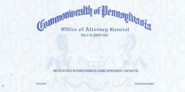 A sample Contractors License Liberty Licensing & Consulting