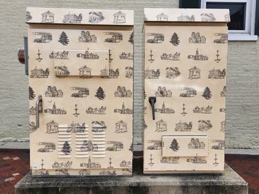 Design, Traffic Box Wrap, Wide format Printed, Laminated Air Egress Vehicle Vinyl.