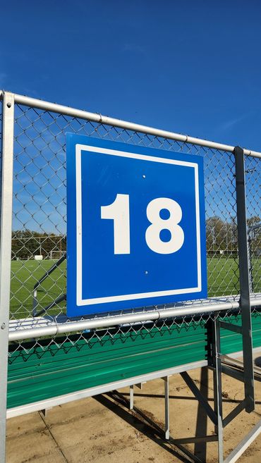 Poly Metal Field Marker Sign