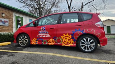 Car Wrap Design, Car Wrap, Wide format Printed, Air Egress Vehicle Vinyl, Die cut