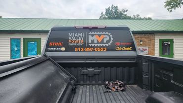 Design, Installed, Perforated Window Vinyl