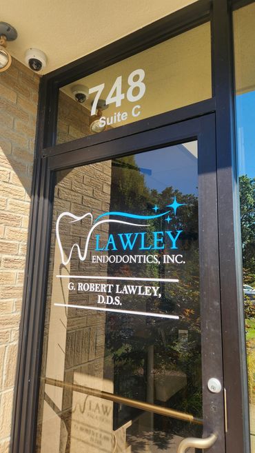 Contour Cut Vinyl Glass Graphic