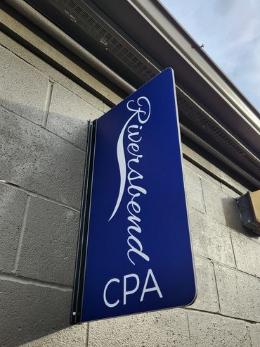 6mm Poly Metal Matte Laminated Aluminum black blade frame sign.