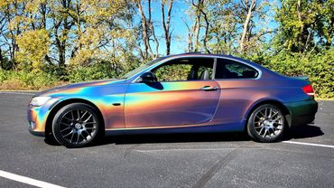 Avery Dennison Prismatic Grey Full Color Change. Color only changes in the sun! Turns grey on a clou