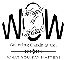 Weight of Words Greeting Cards Shop &Co