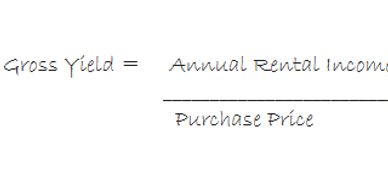 Gross yield Calculation from a Washington State real Estate Agent that specializes in Investments.