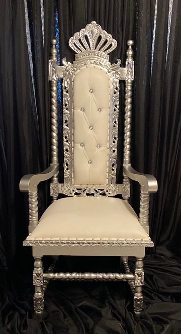 Silver - King & Queen Chairs – What's the Occasion