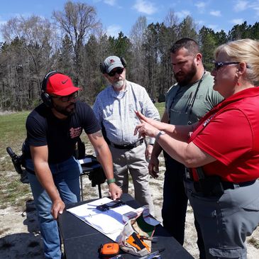 Range Instruction with Instructor Candidates.