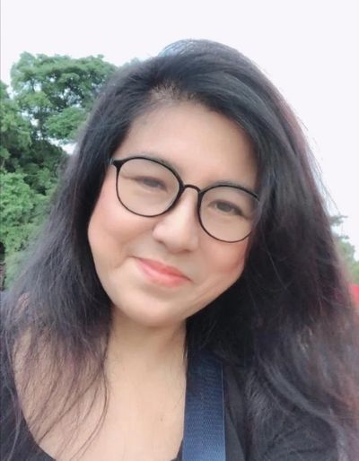 Long hair girl in glasses