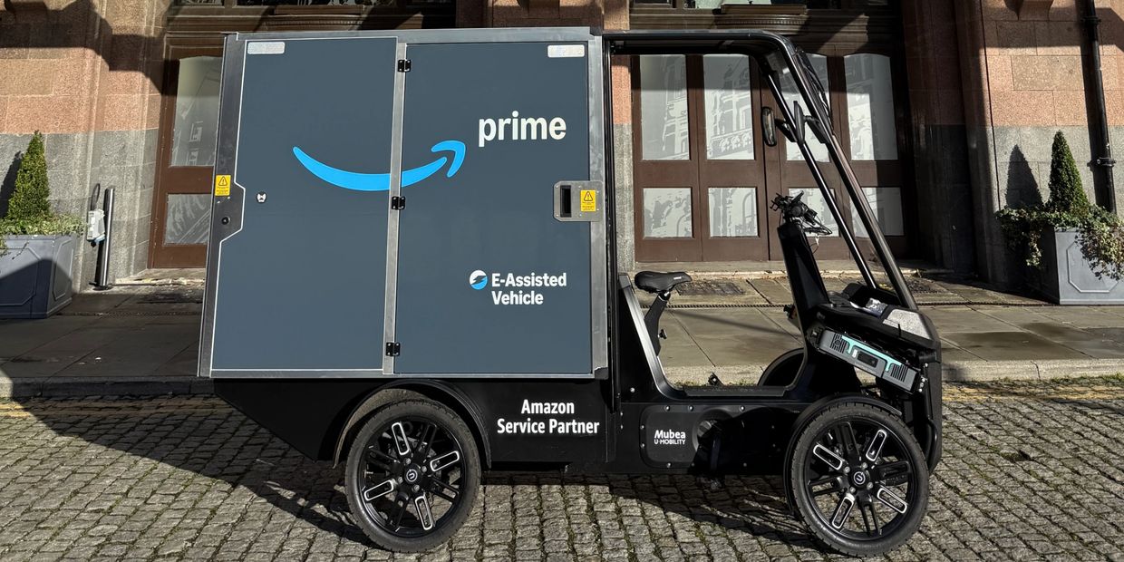 Mubea eCargo Micro Mobility Bikes exclusively used by Spotted Bee at Amazon Manchester