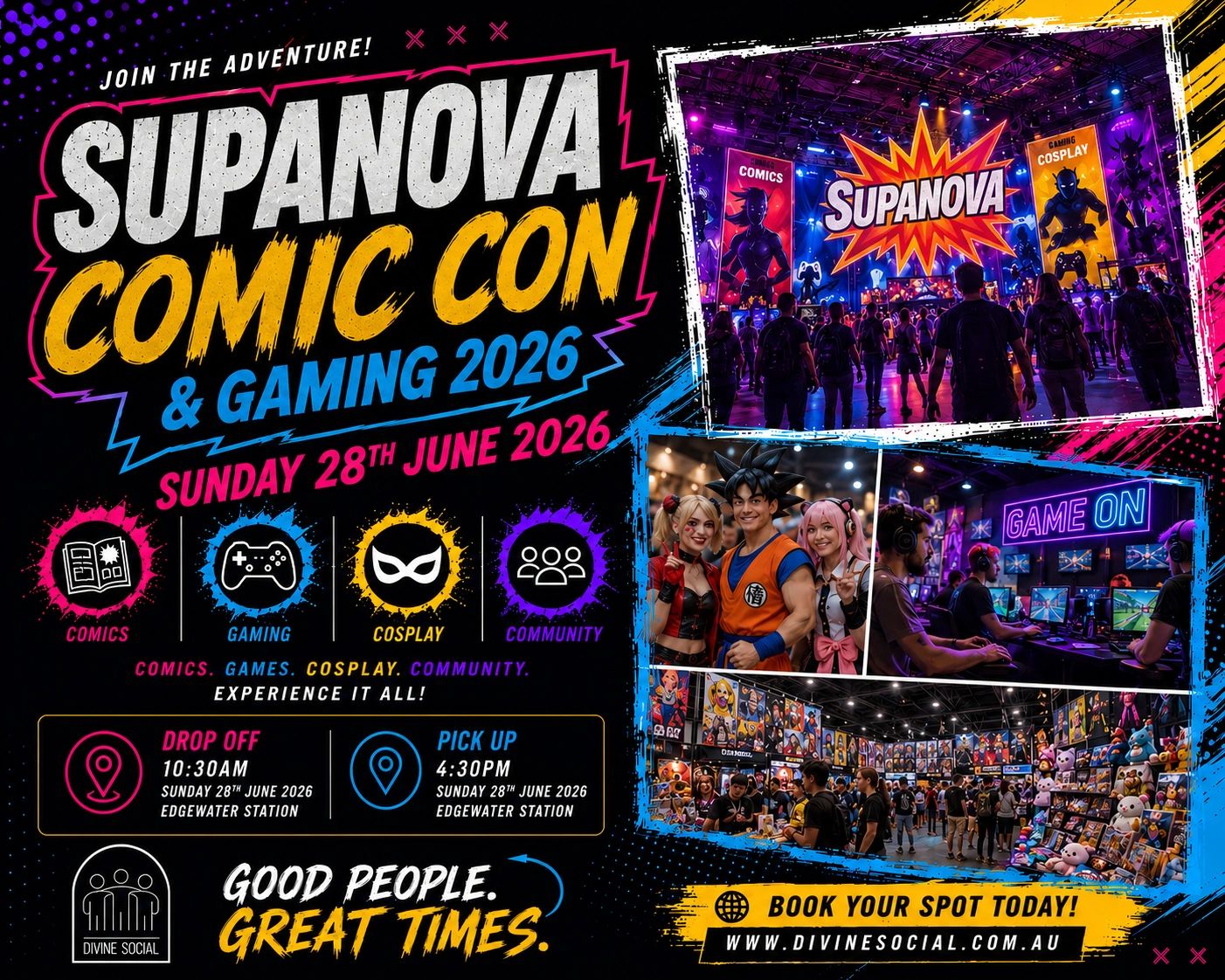 Supanova Comic Con & Gaming 2026