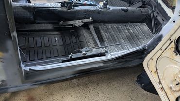 all new metal work done. in primer waiting for paint.