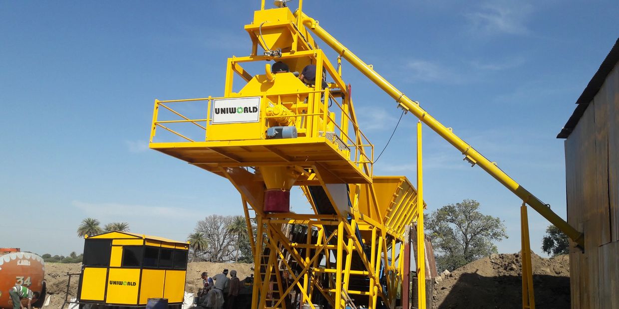 Compact/Modular Concrete batching plant
