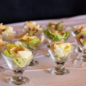 Caesar Salad Martini Appetizers