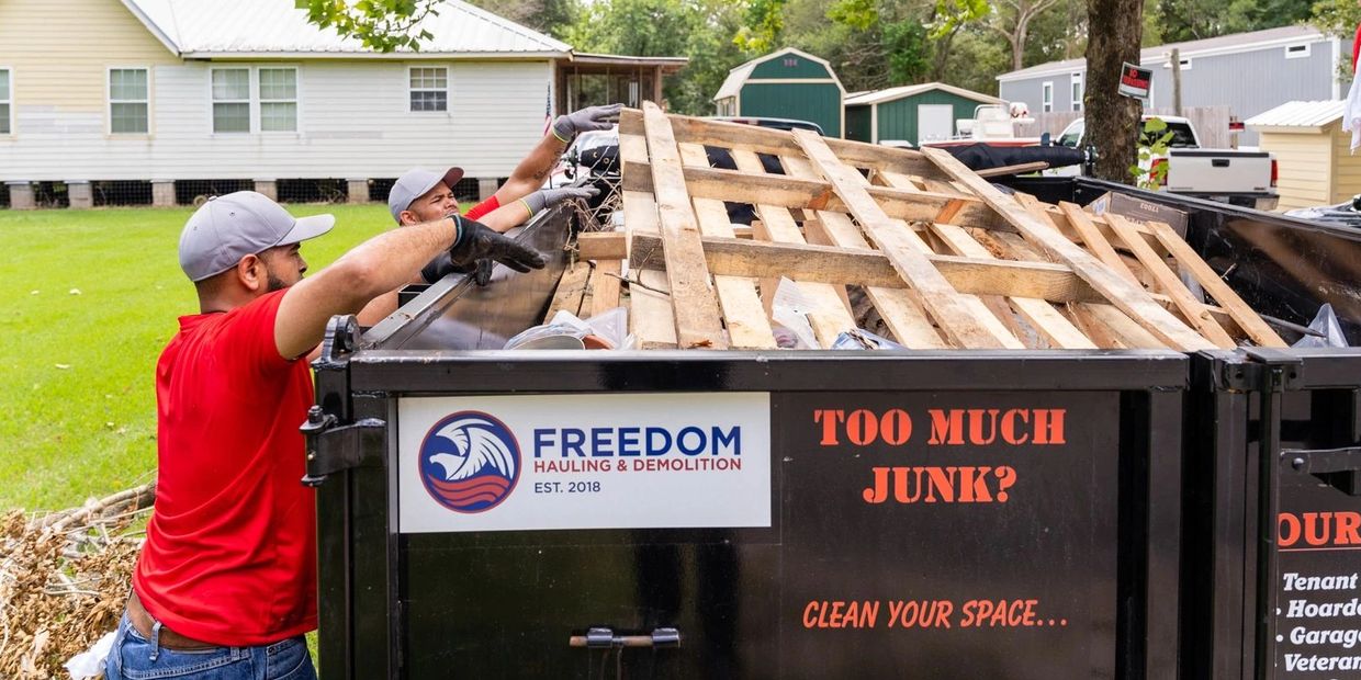 Want to remove junk, demolish a building