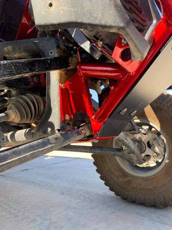 Skid Plate and Powder coated frame