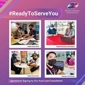 Auto Financing atau Hire Purchase atau Pinjaman Sewa Beli atau Pinjaman Kereta akan diuruskan oleh 