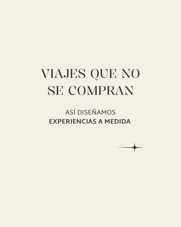Frase inspiradora sobre viajes y experiencias únicas.