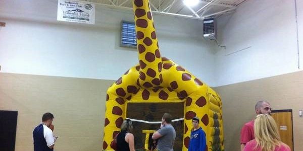 Giraffe Inflatable Bounce House Rental
