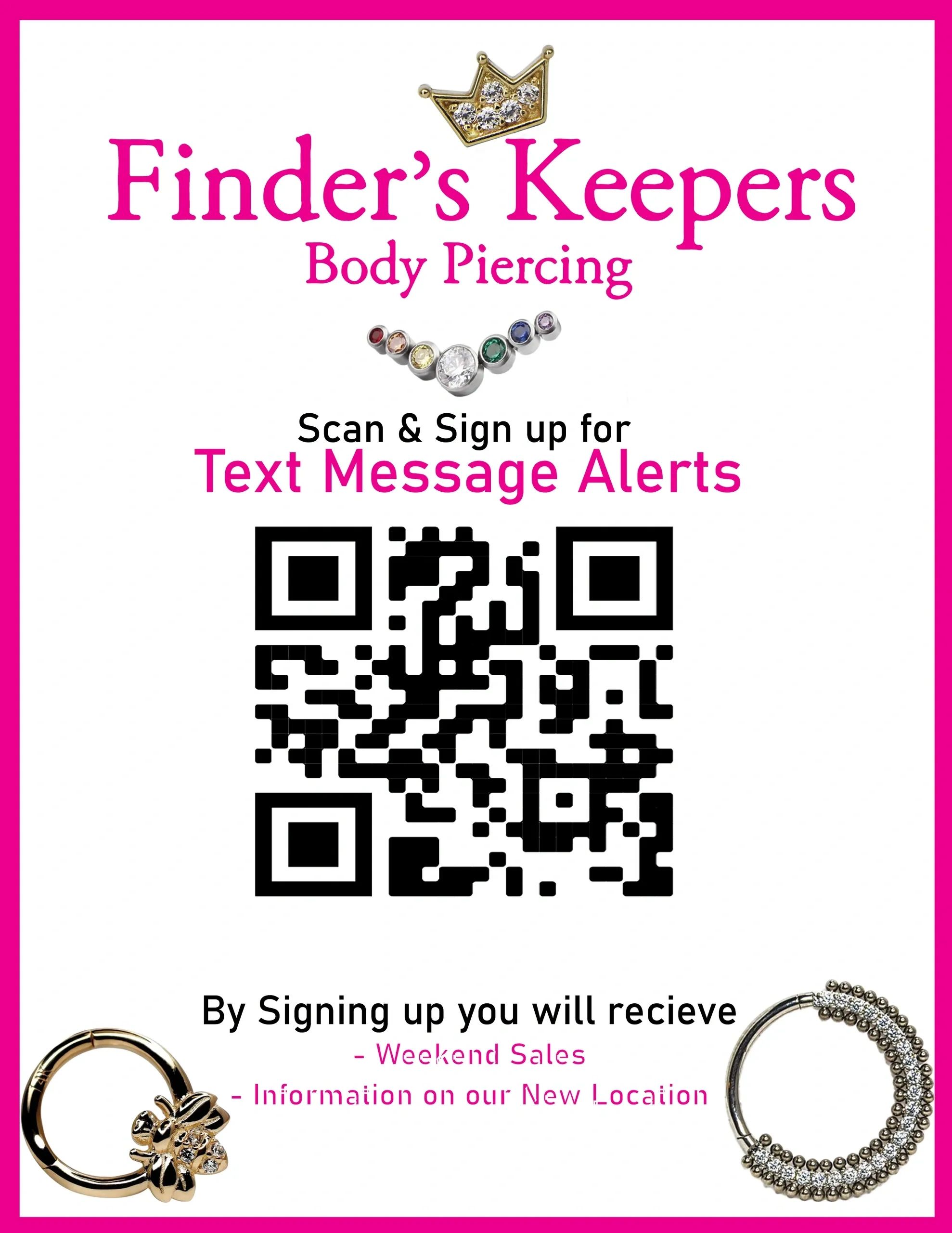 Walk in Piercing Near Me - Finder's Keepers Body Piercing