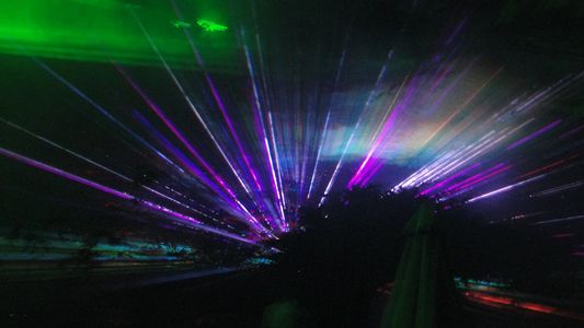 A great example of a colored laser beam spray. Taken at a Malibu private birthday party. 