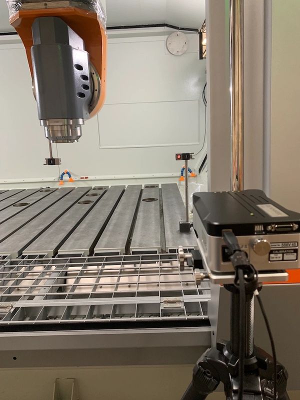 xl80 ile linear eksen lazer kalibrasyonu