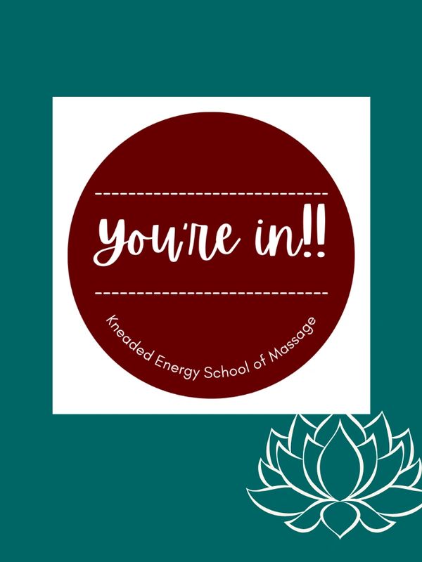 You're in! 